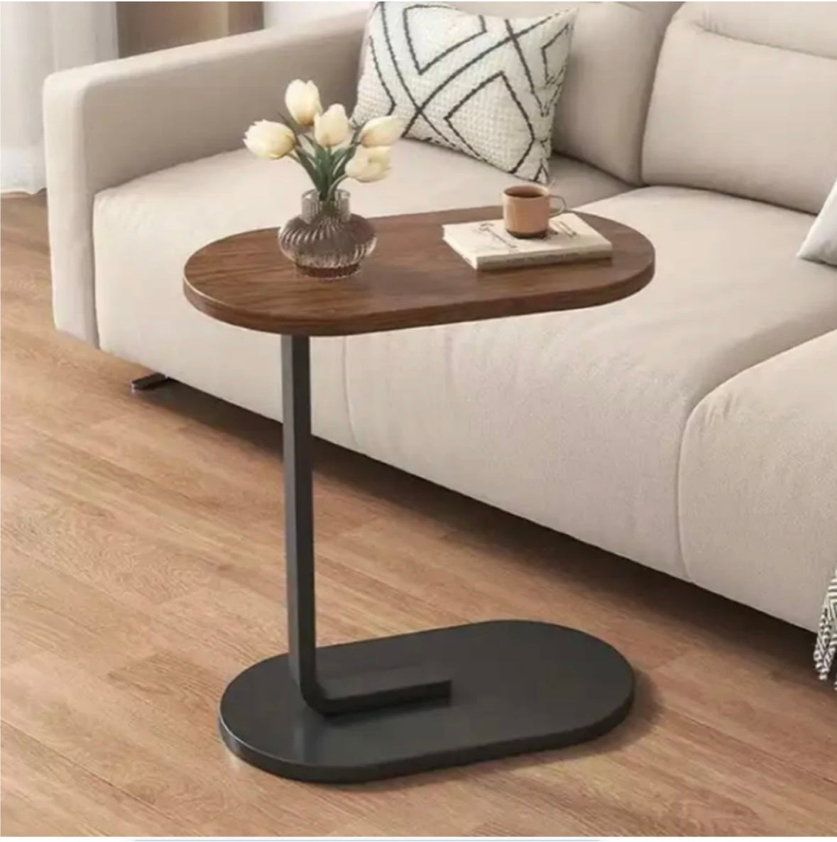 Generic Metal Rectangle Coffee Table (Finish Colour - Brown, Pre-assembled)