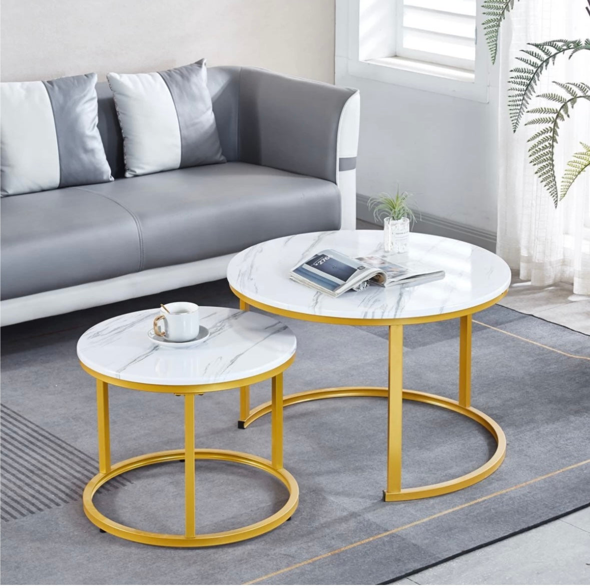 STONE COFFEE TABLE.