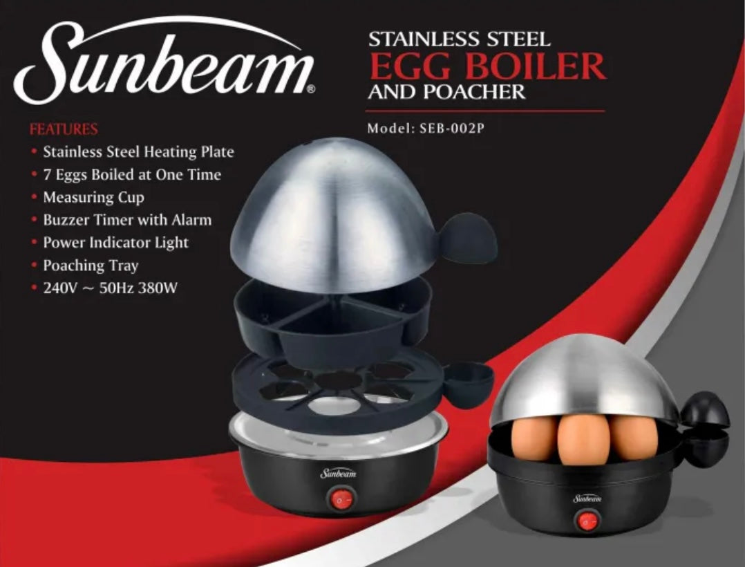 Sunbeam S/S Egg Boiler & Poacher