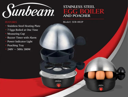 Sunbeam S/S Egg Boiler & Poacher