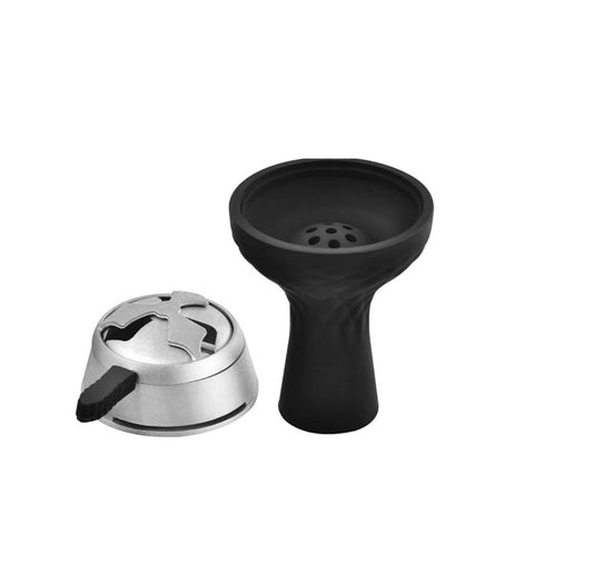 Silicone Hookah Bowl + Charcoal Holder Shisha Heat