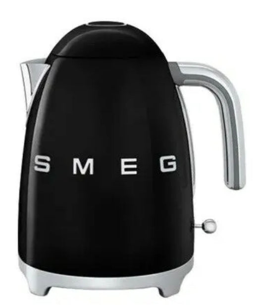 Smeg 1.7L Retro Kettle Black - KLF03BLSA